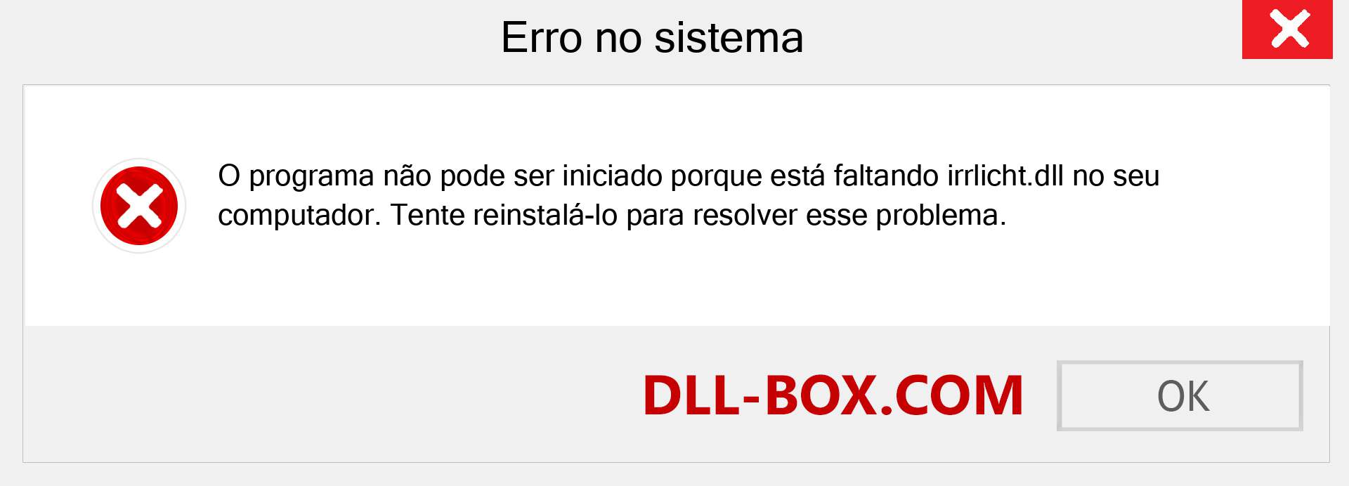 Arquivo irrlicht.dll ausente ?. Download para Windows 7, 8, 10 - Correção de erro ausente irrlicht dll no Windows, fotos, imagens